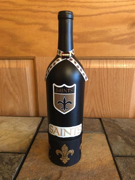 saints wine bottles